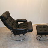 Vintage leather armchair