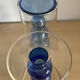 Duo of blown glass vases in Scandinavian style