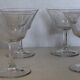 Crystal Art deco champagne cups