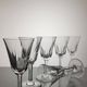 6 crystal glasses Saint Louis model Cerdagne