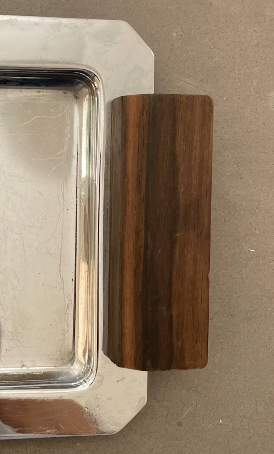 Art deco tray year 30 rosewood in the spirit of Puiforcat