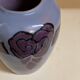 Purple vase by O. Larrieu