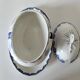 Rare vegetable dish by A. Lebacqz & M. Bouchart, marine decoration