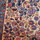 Handmade antique Persian Kerman rug 128cm x 210cm 1920s