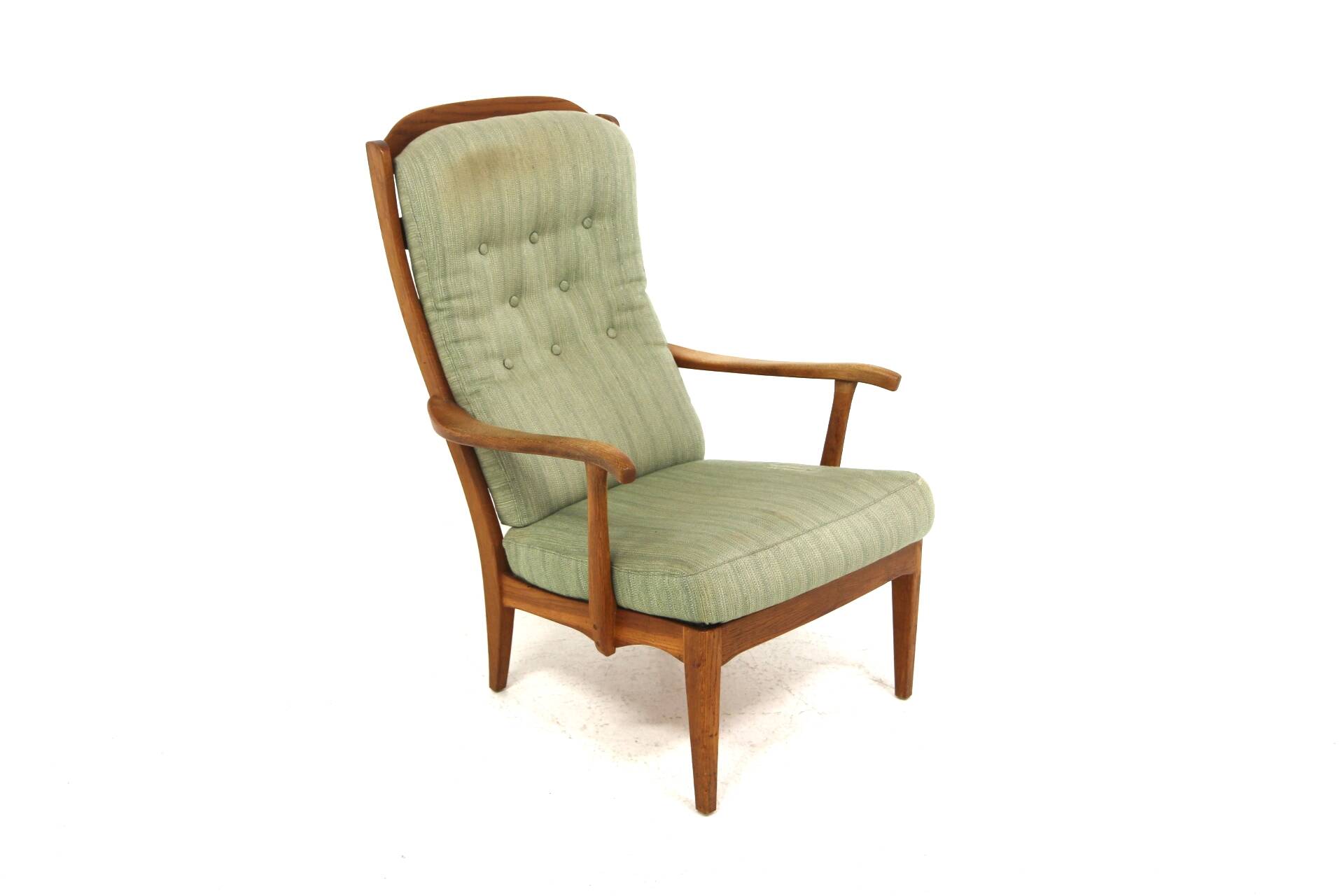 Scandinavian armchair "Stora Fjäderbrickan" by Carl Malmsten, Sweden, 1970