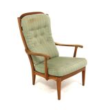 Scandinavian armchair "Stora Fjäderbrickan" by Carl Malmsten, Sweden, 1970