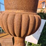 Vase médicis en fonte