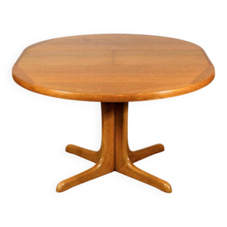 Teak table with an extension.