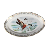 Plat ancien en porcelaine de Limoges