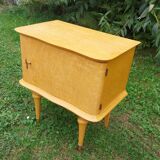 Wooden bedside table