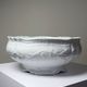 Vintage large salad bowl attributed to Bernardaud, Louvre model, Limoges porcelain.
