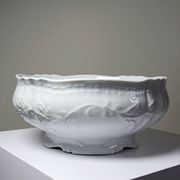 Grand saladier vintage Bernardaud attribué, modèle Louvre, porcelaine de Limoges
