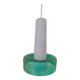 Opaline and glass chandelier