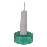 Opaline and glass chandelier