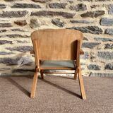 Child's chair in beech wood - 1950s