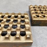Cendrier en laiton Ultima de design suédois des années 50 par Holger Bäckström et Bo Ljungberg.
