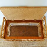Rattan chest bench