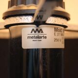 Lampe de table de style Bauhaus des années 1990, par Metalarte, Espagne