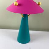Lampe vintage colorée