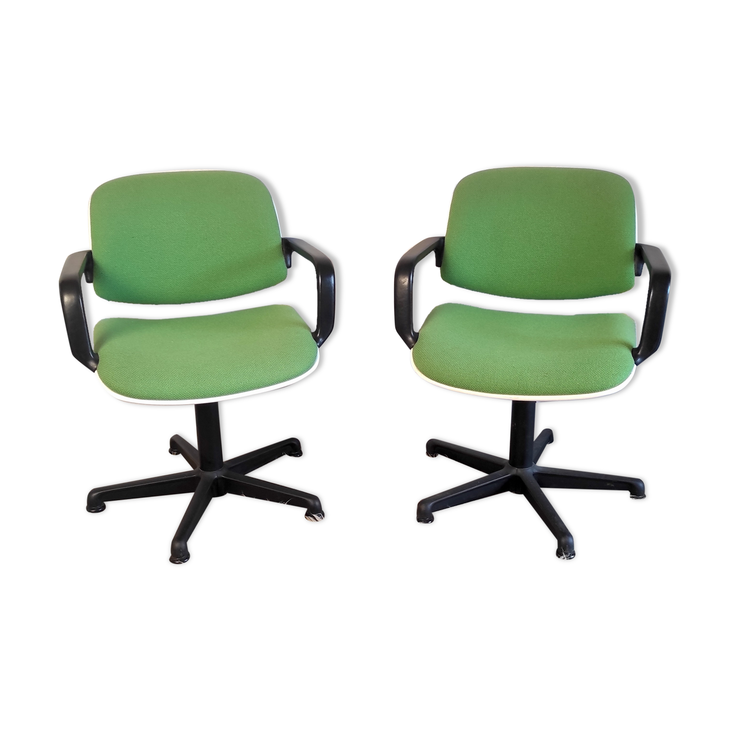 Office armchairs by Conforto for International Furniture 70s/80s