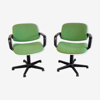 Office armchairs by Conforto for International Furniture 70s/80s