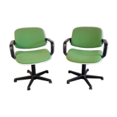 Office armchairs by Conforto for International Furniture 70s/80s