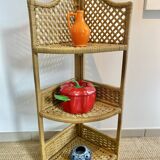 Folding rope corner, 70s corner shelf