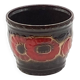 Cache pot céramique, vintage ,W. Germany, fleurs  rouges 🌹