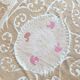 Vintage hand-embroidered tablecloth 141x154 cm