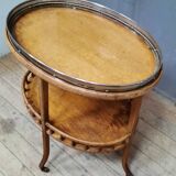 English oval tea table