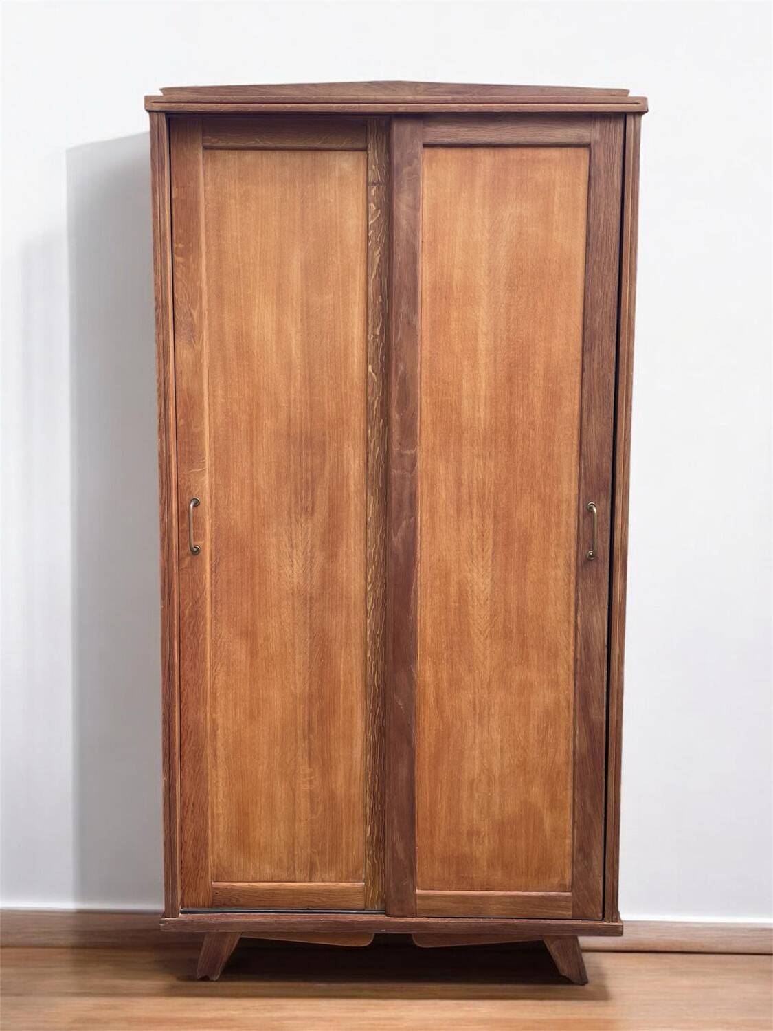 Scandinavian wooden wardrobe