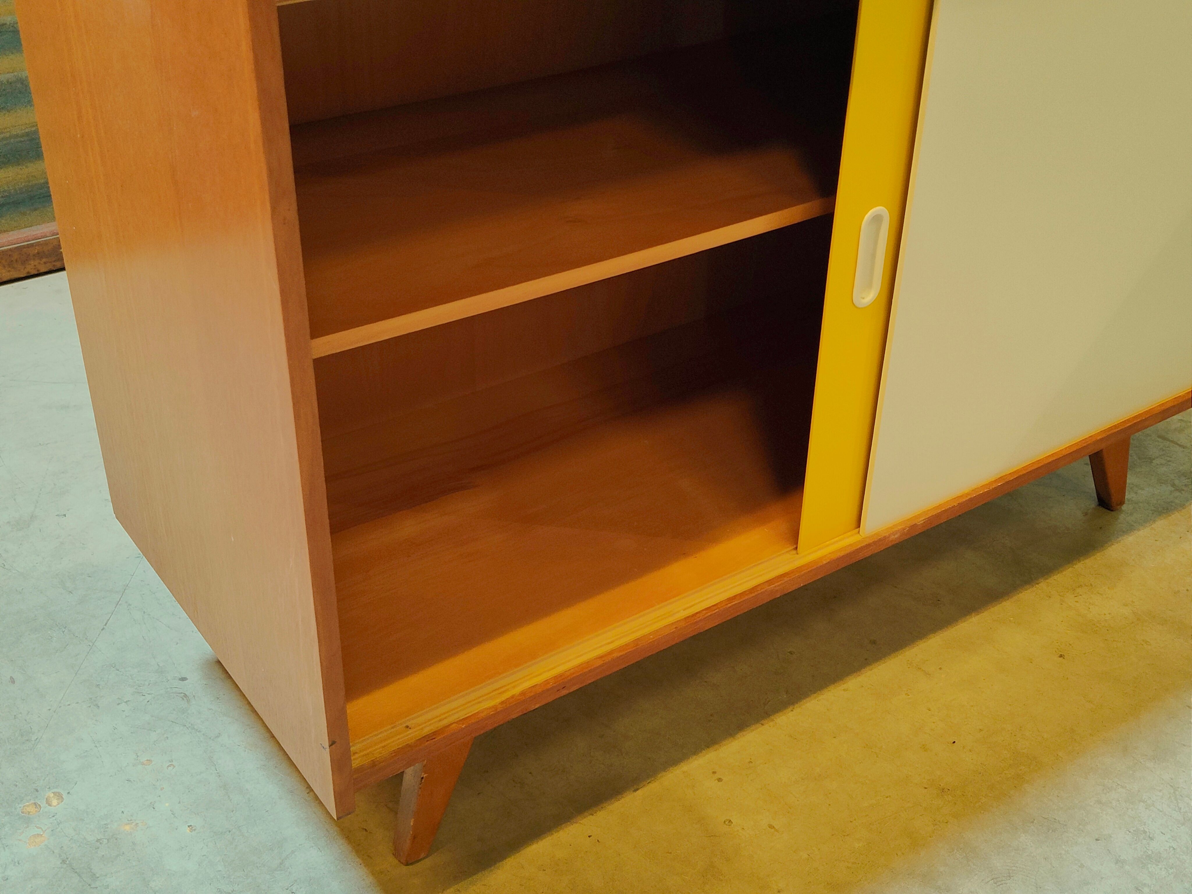 Buffet U 452 Yellow by Jiri Jiroutek for Interier Praha 1960