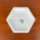 Vintage German white porcelain vase, 1980s.