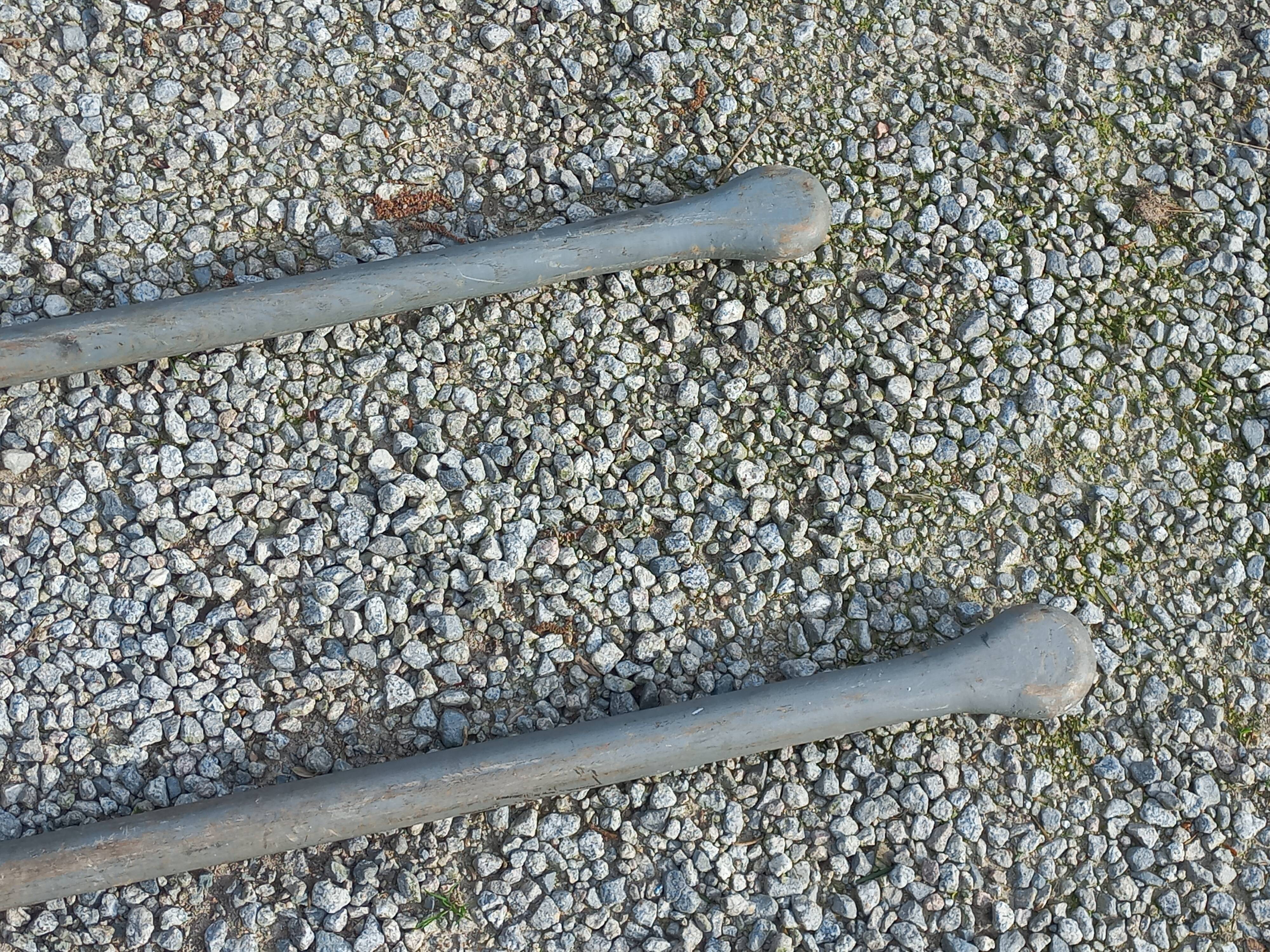 Old pair of boat oars