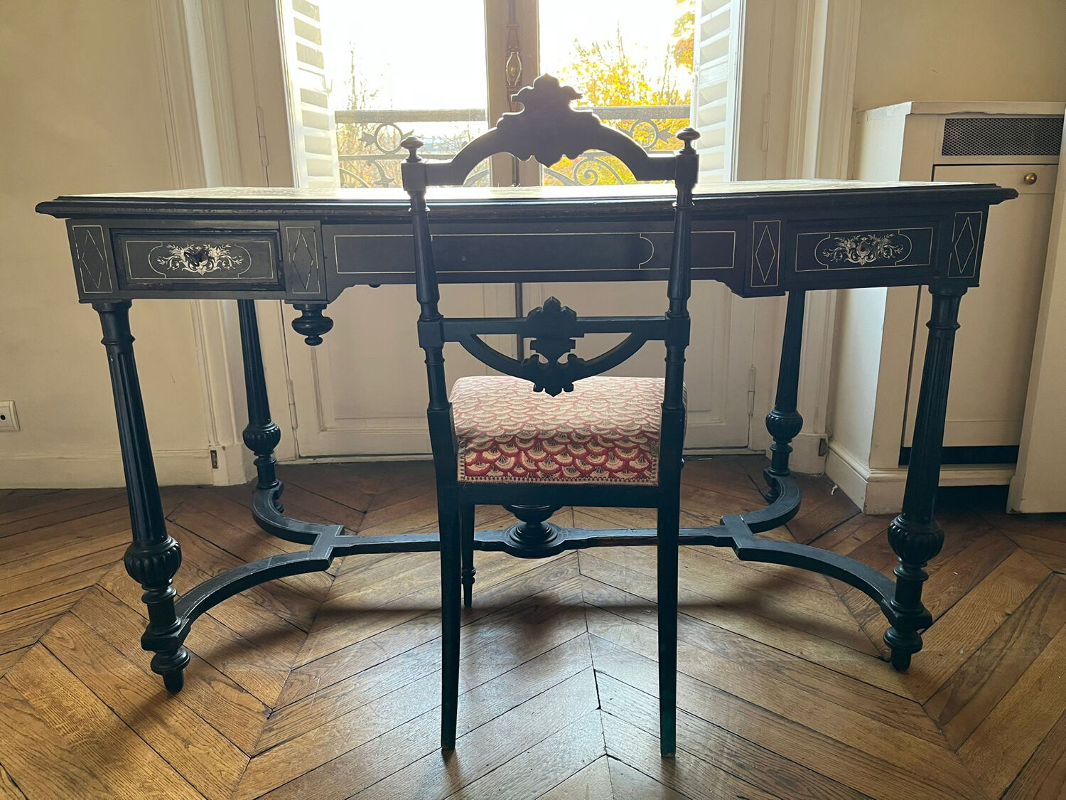 Bureau Napoleon III et chaise