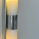 Vintage chrome and opaline metal wall light, Germany 1960