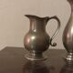 Lot de 4 miniatures en étain Rose Design International