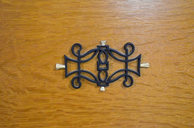 Vintage 1950/1960 Golden Oak Compass Leg Sideboard