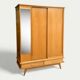 Vintage wardrobe with compass feet 1960