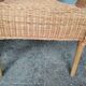 Paire de fauteuils rotin vintage