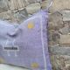 Handmade Moroccan silk cushion cover, cactus pattern