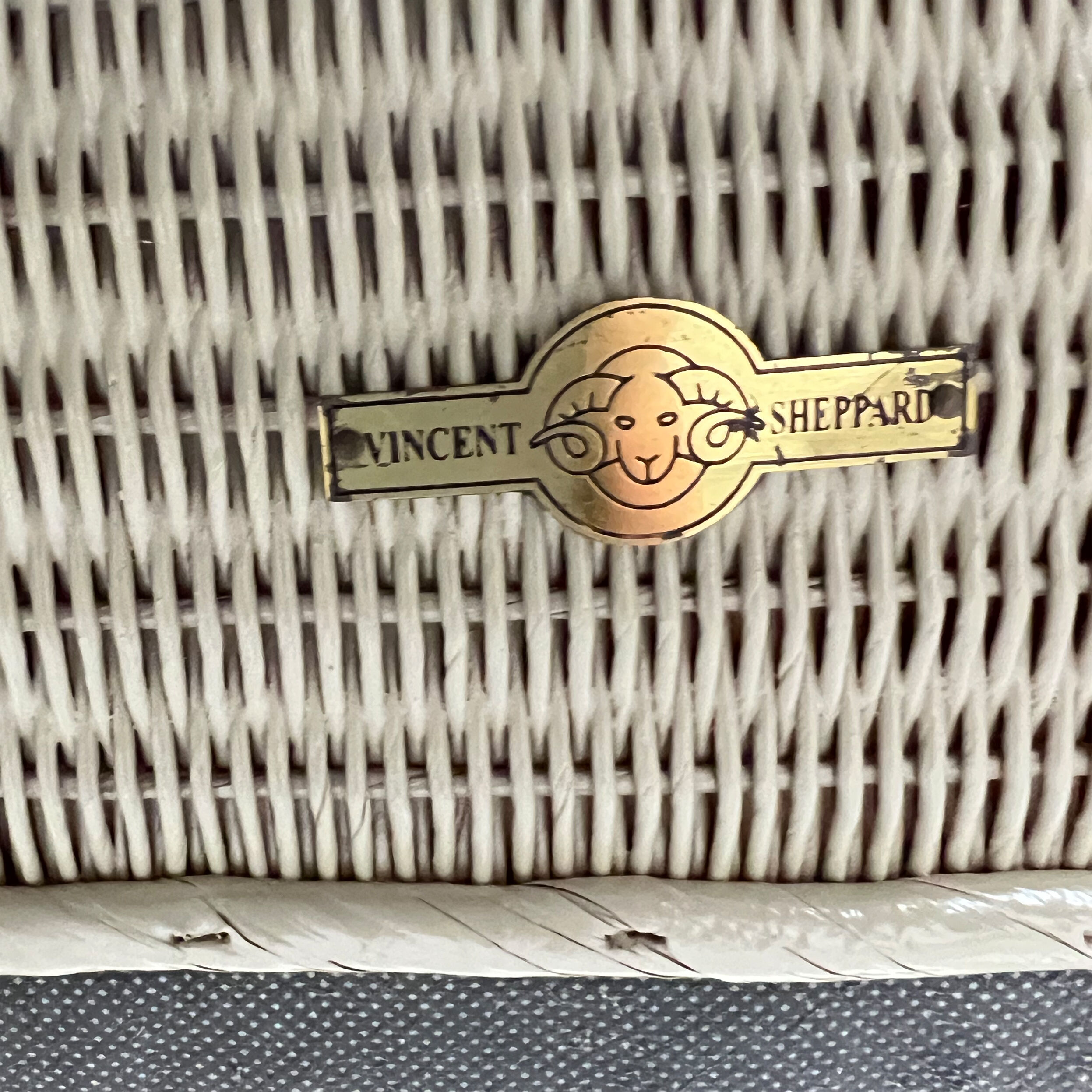 Set of 4 bar stools, Vincent Sheppard, Lloyd Loom Barstools, 2000s