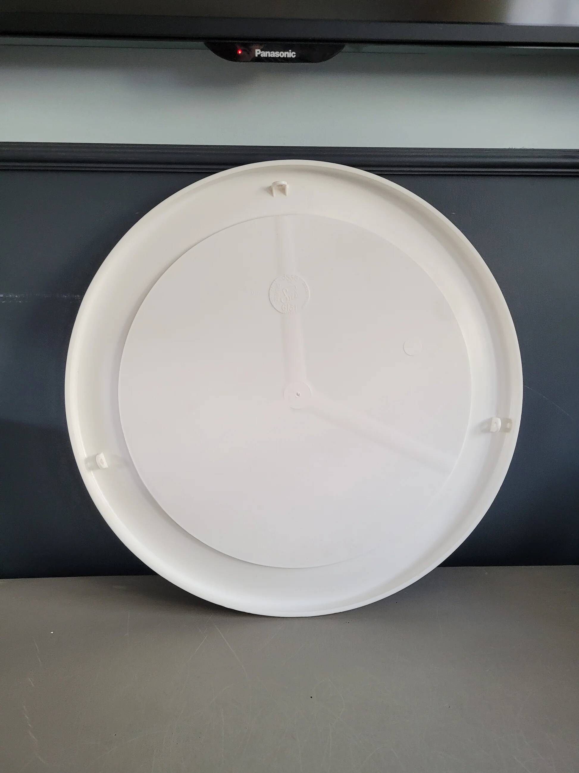 Miroir rond en plastique blanc Syla - Ref 702