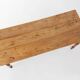 Rustic Elm Dining Table with Drawer, France 1850s