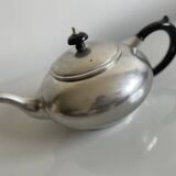 English pewter teapot, Victorian period