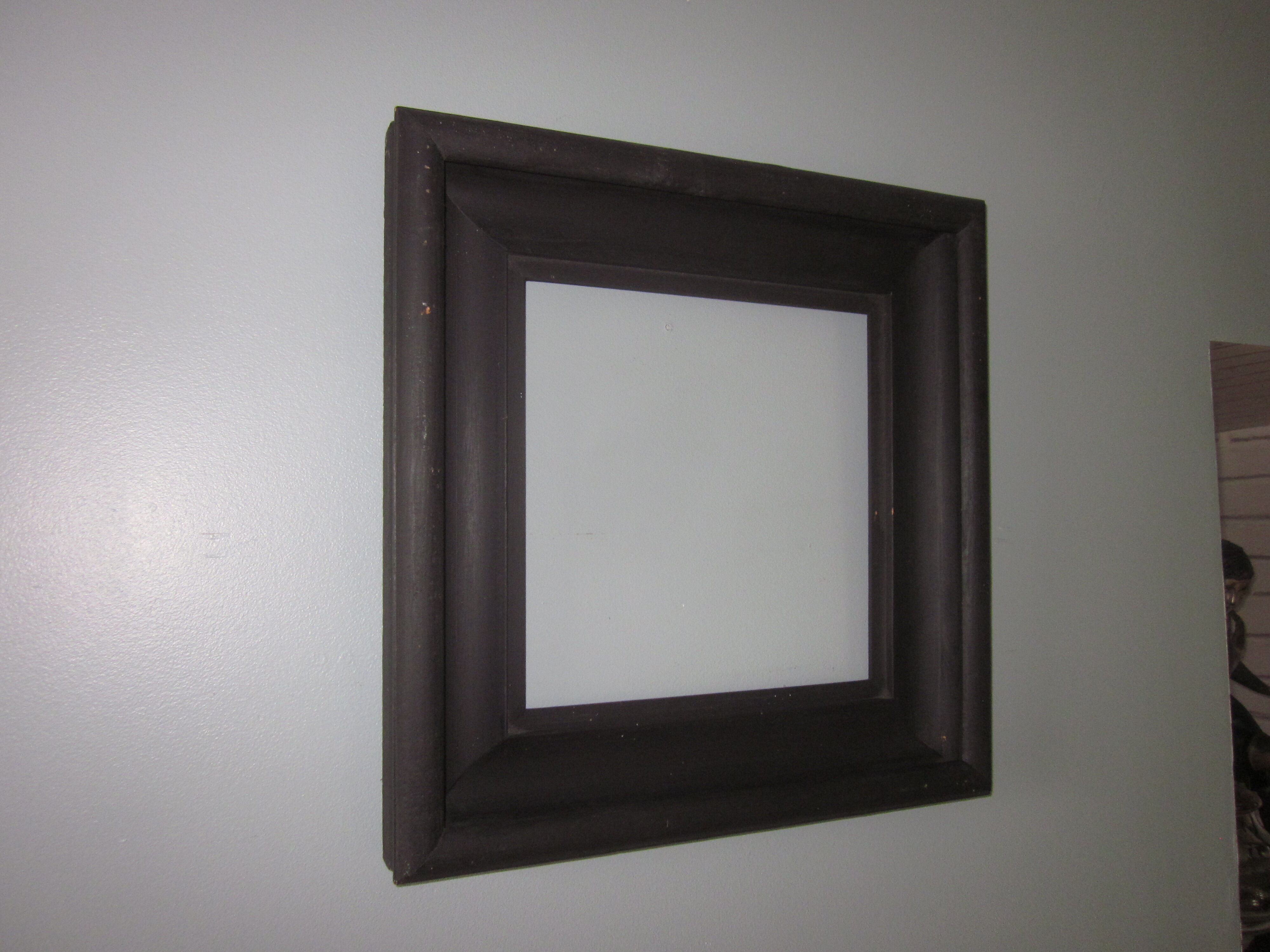 old painted wooden frame