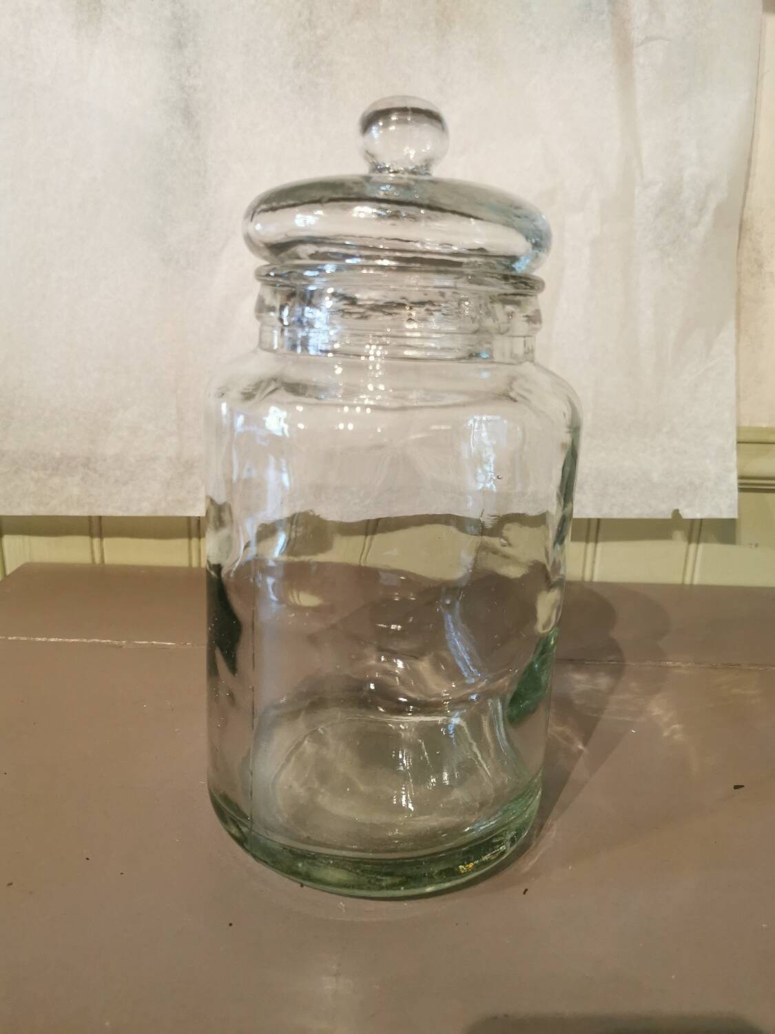 Old glass jar