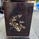 Meuble TV chinois en bois laqué noir