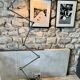 Zigzag Metal Loft Floor Lamp / 6 Arms - Max Height 240 cm