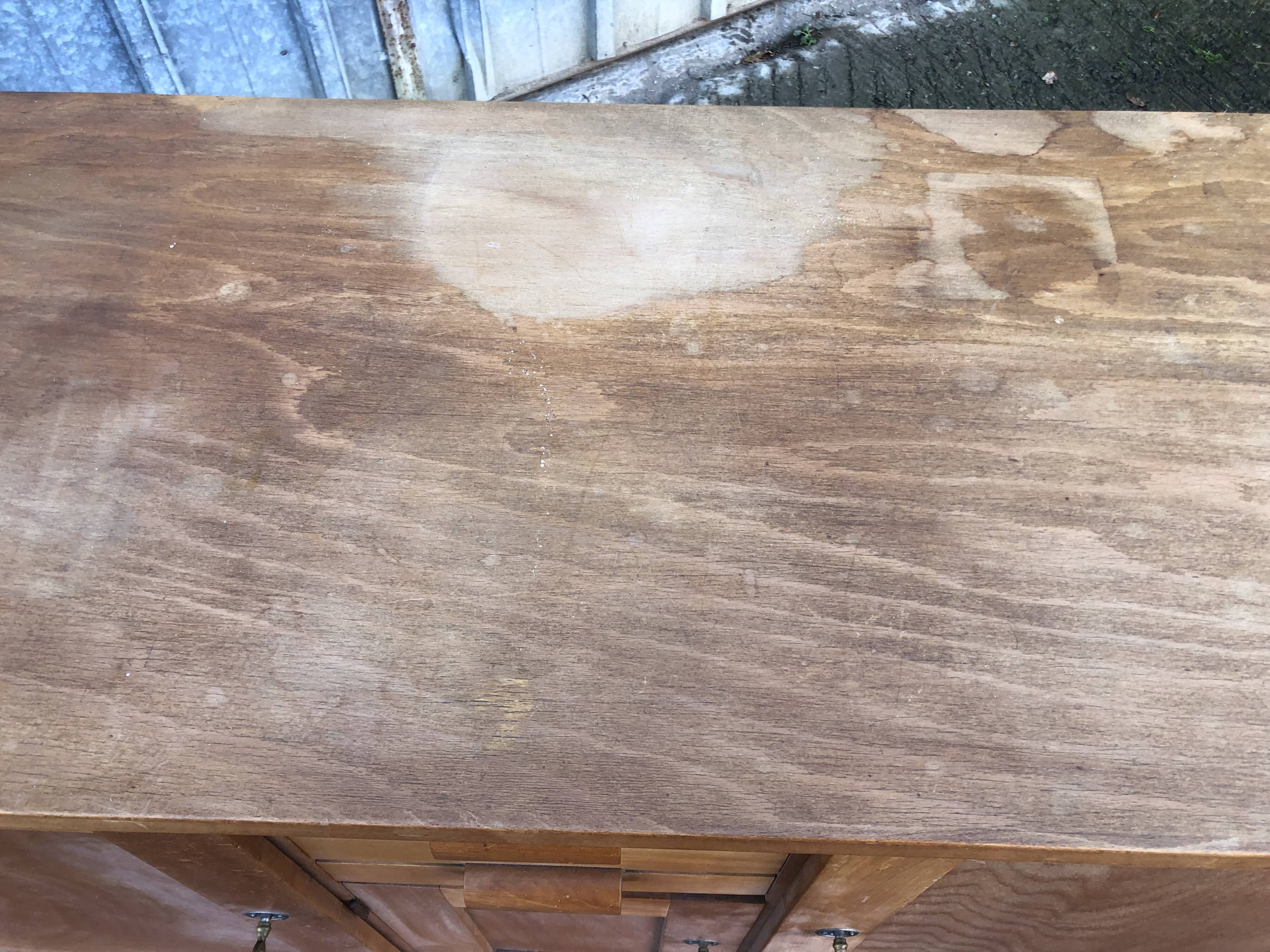 Buffet René Gabriel en hêtre et cp hêtre d’époque reconstruction